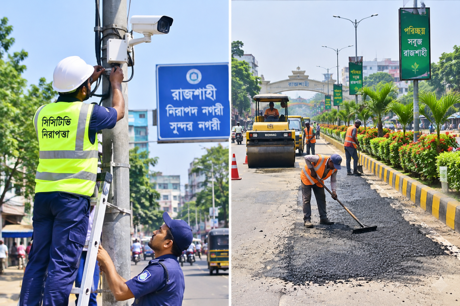 প্রধানমন্ত্রীর সফর ঘিরে নিরাপত্তার চাদরে সাজছে রাজশাহী
