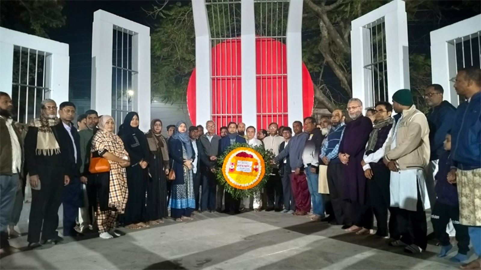 রুয়েটে বিনম্র শ্রদ্ধায় অমর একুশে পালিত