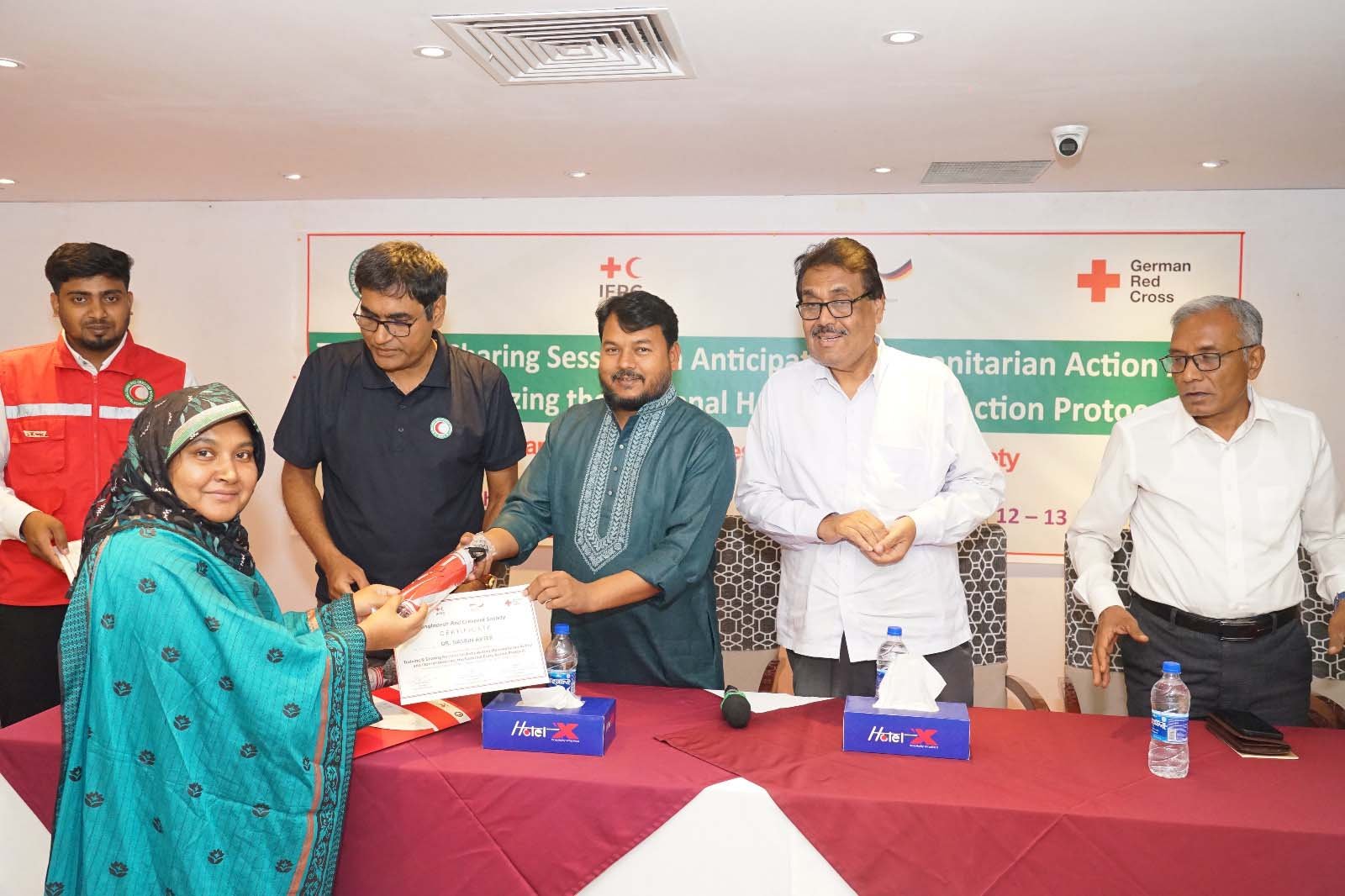 রেড ক্রিসেন্টের উদ্যোগে তাবদাহ আগাম সতর্কীকরণ  বিষয়ক প্রশিক্ষণ কর্মশালার সমাপনী অনুষ্ঠিত