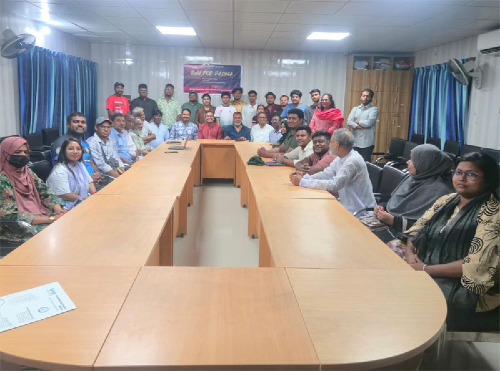 পদ্মা বাঁচাতে রান ফর পদ্মা নদী সংরক্ষণ ও জীববৈচিত্র্য রক্ষায় ৪০ সংগঠনের পাশে থাকার অঙ্গীকার