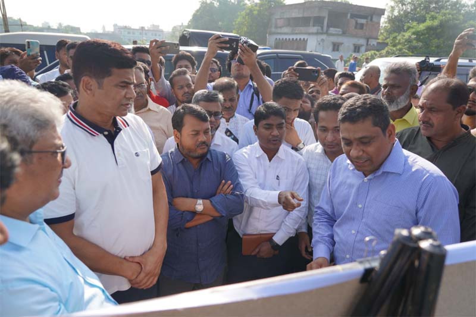 পানি সম্পদ প্রতিমন্ত্রীর ​বারনই নদী পুনরুজ্জীবন প্রকল্প এলাকা পরিদর্শন