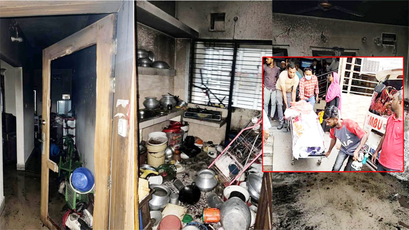 হালিশহরে  গ্যাস বিস্ফোরণে দগ্ধ আরও একজনের মৃত্যু