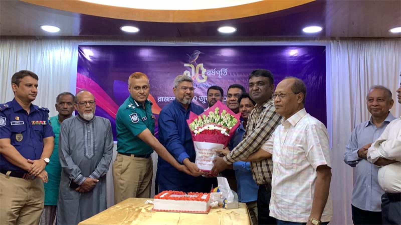 রাজশাহীতে মাছরাঙা টেলিভিশনের ১৫তম বর্ষপূর্তি উদযাপিত