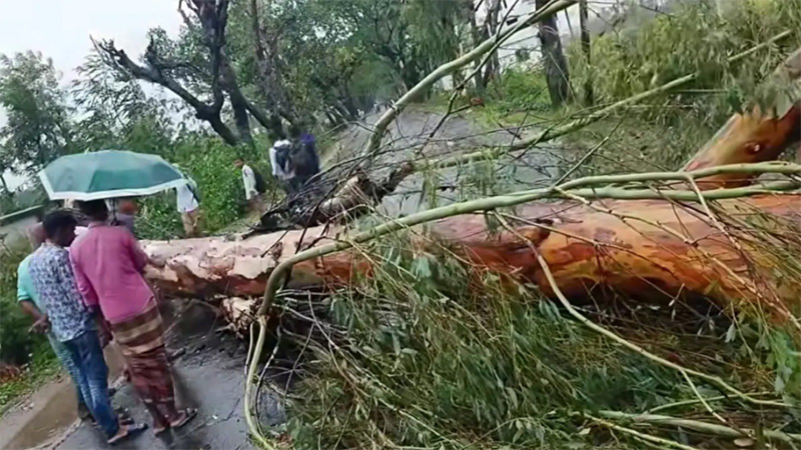 কালবৈশাখিতে লণ্ডভণ্ড জয়পুরহাট