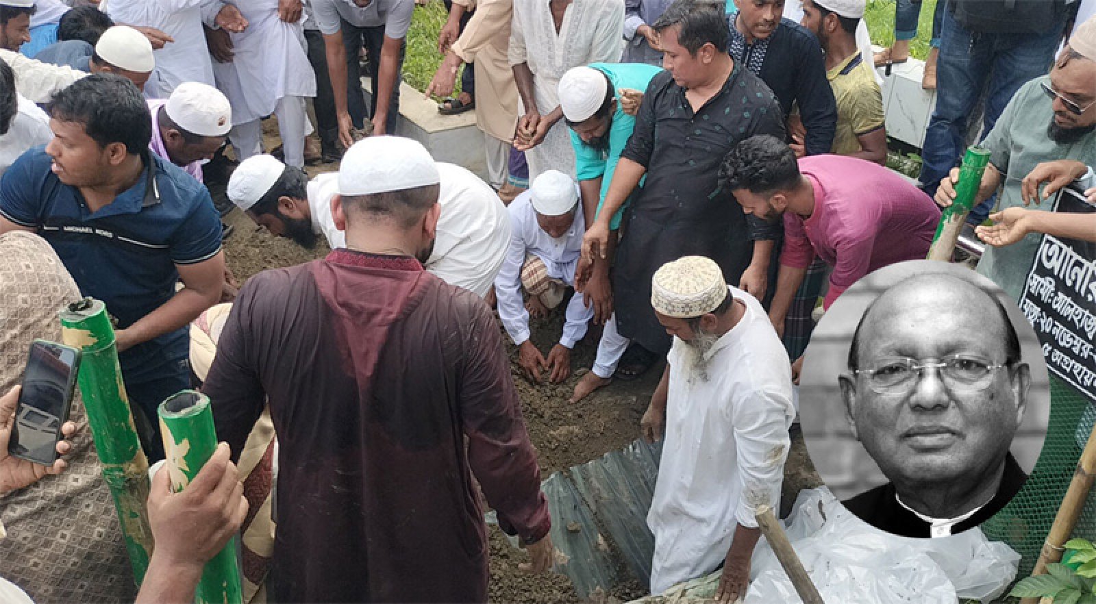 ইতিহাসের নির্মাতা তোফায়েল আহমেদ মা-বাবার পাশে চিরনিন্দ্রায়  শায়িত