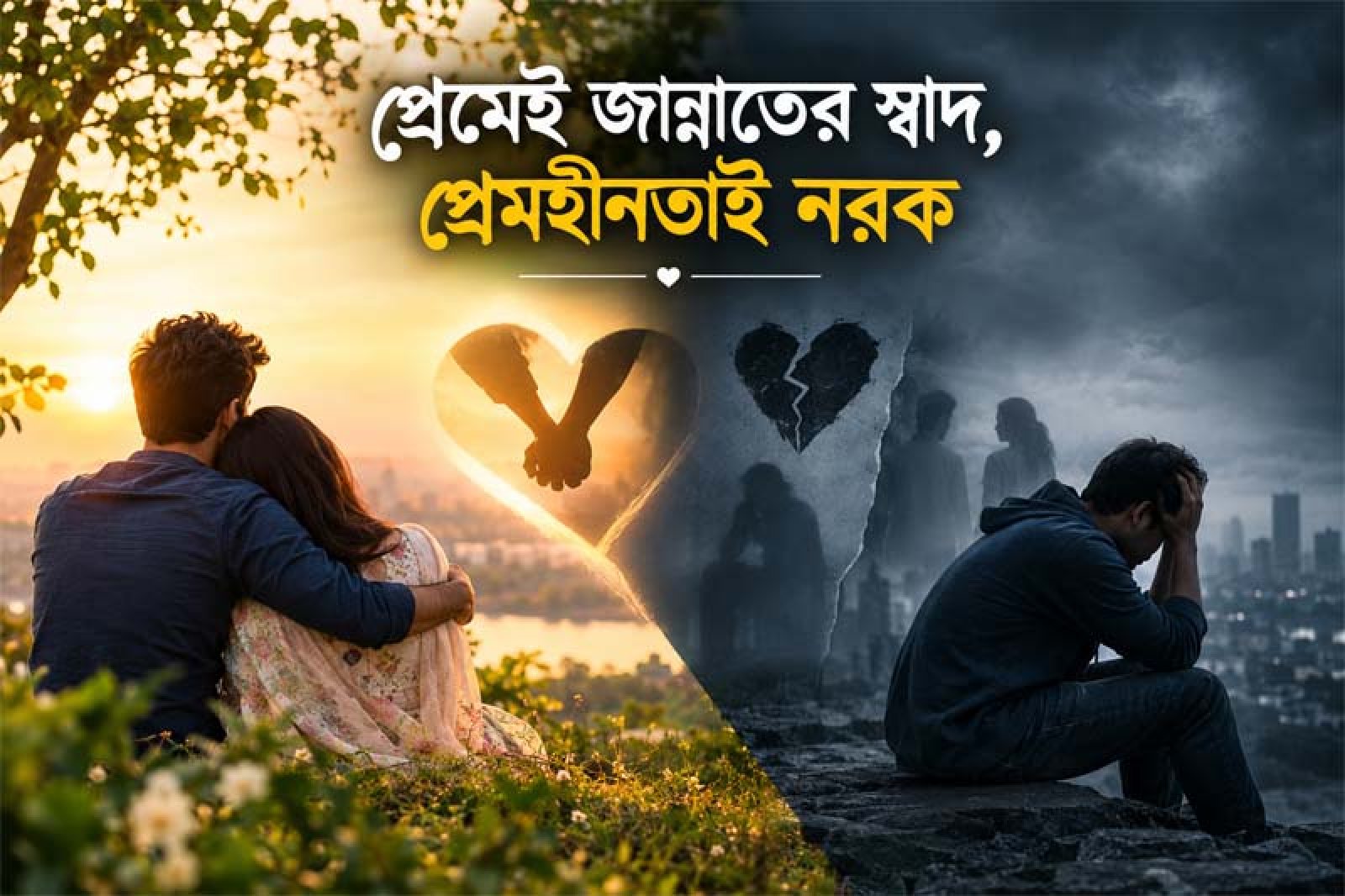 প্রেমেই জান্নাতের স্বাদ, প্রেমহীনতায় নরক