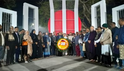 রুয়েটে বিনম্র শ্রদ্ধায় অমর একুশে পালিত