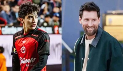 মেসির স্বীকৃতির পর বিশেষ উপহার পেয়ে রোমাঞ্চিত মেক্সিকান ‘বিস্ময় বালক’