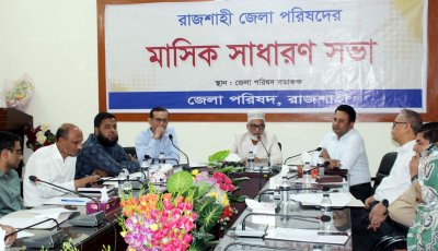 জেলা পরিষদের মাসিক সভা অনুষ্ঠিত