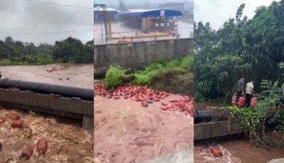 মহারাষ্ট্রে বন্যা ভেসে গেল ৩ হাজার গ্যাস সিলিন্ডার