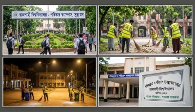 ক্যাম্পাস পরিষ্কারে রাবিতে চালু হচ্ছে ‘আলাদা পরিচ্ছন্নতা ও পরিবেশ ব্যবস্থাপনা’ দপ্তর