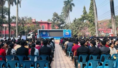 রাজশাহীতে ভোটের গাড়ির যাত্রা শুরু