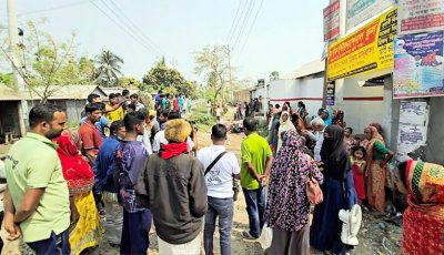ট্রেনের নিচে পড়ে মোটরসাইকেল আরোহী নিহত