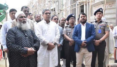 হযরত শাহ মখদুম রুপোশ (রহঃ) মাজার শরীফ জিয়ারত করেছেন প্রতিমন্ত্রী মীর শাহে আলম