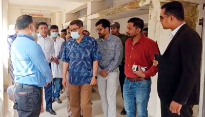 হঠাৎ হাসপাতাল পরিদর্শনে স্বাস্থ্যমন্ত্রী
