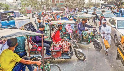রাজশাহীতে অটোরিকশার অহেতুক হর্নে অতিষ্ঠ নগরবাসী, শব্দ ছাড়িয়েছে ১০২ ডেসিবেল