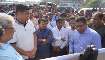 পানি সম্পদ প্রতিমন্ত্রীর ​বারনই নদী পুনরুজ্জীবন প্রকল্প এলাকা পরিদর্শন