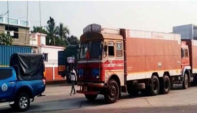 ভারত থেকে ৮ ট্রাকে দেশে এলো ১২৫ টন বিস্ফোরক