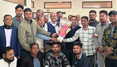 রাসিক কর্মচারী ইউনিয়নের নবনির্বাচিত  কার্যনির্বাহী কমিটির সংবর্ধনা অনুষ্ঠিত