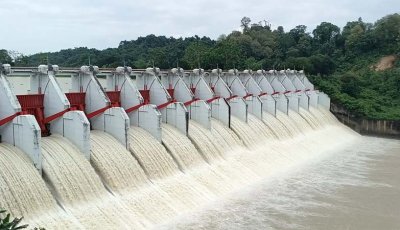 কাপ্তাই হ্রদের পানি বিপৎসীমার কাছাকাছি,  ১৬টি জলকপাট ৬ ইঞ্চি করে খুলে দেওয়া হবে