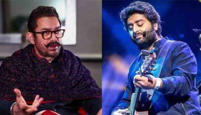 গভীর রাতে কলেজে ঢুকে বিতর্কে আমির খান-অরিজিৎ সিং