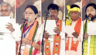 ৫ মন্ত্রী নিয়ে পশ্চিমবঙ্গে যাত্রা শুরু করলেন শুভেন্দু