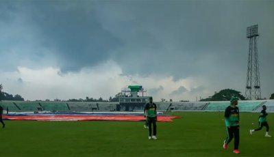 বৃষ্টিতে ভেসে গেল বাংলাদেশের দ্বিতীয় ম্যাচ