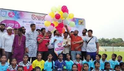 রাজশাহীতে ডিএফএ অনূর্ধ্ব-১৪ ফুটবল ডেভেলপমেন্ট প্রোগ্রামের উদ্বোধন