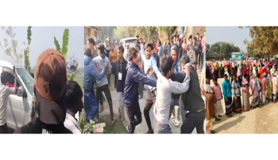 কয়েকটি বিছিন্ন ঘটনা ছাড়া  রাজশাহীর ৬ টি আসনে চলছে শান্তিপূর্ণভাবে  ভোটগ্রহণ